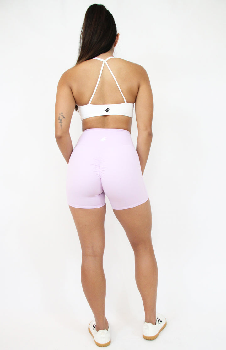 Cali Sculpt Shorts-Lilac