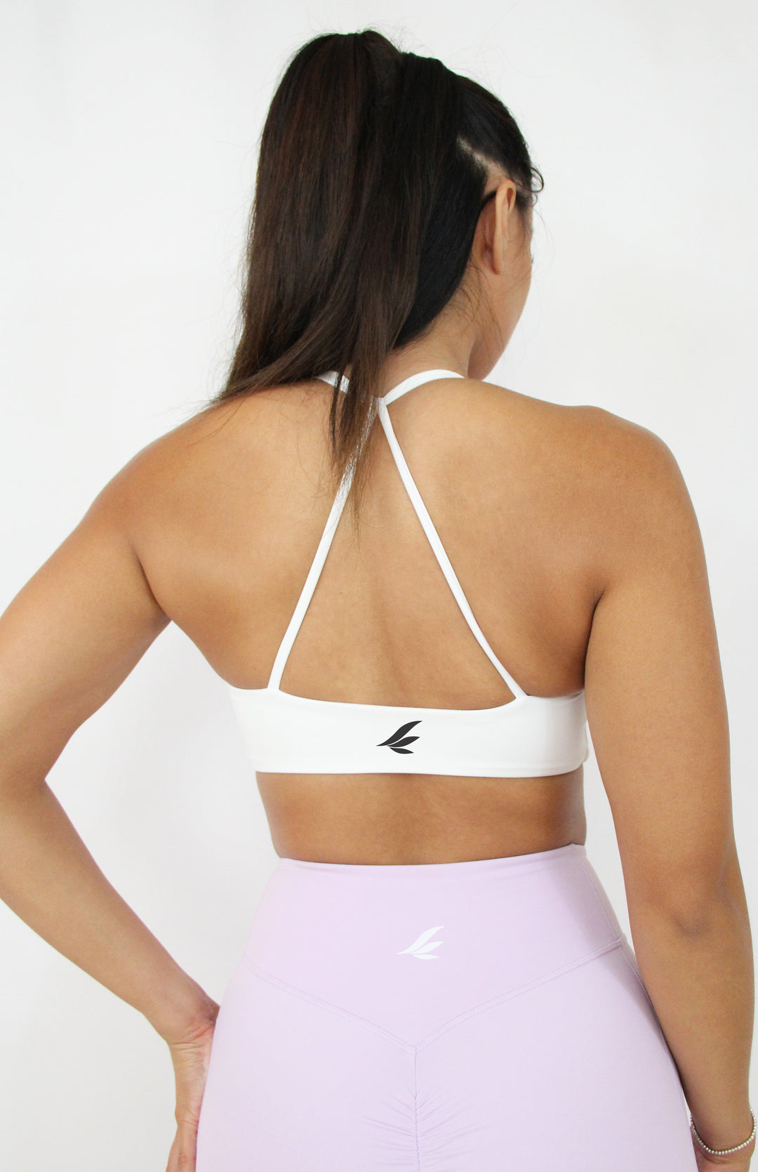 Quite A Twist Sportsbra-White